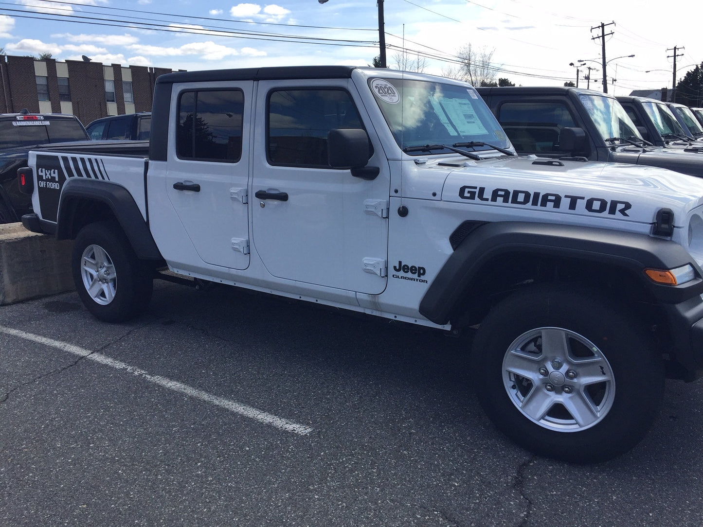 Fender Decal Graphic for Jeep Gladiator (x2)