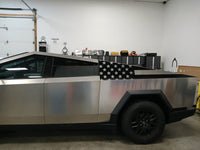 American Flag Bedside Panel Decals For The 2023-2026 Tesla Cybertruck (x2)