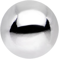 Solid 14k White Gold Replacement Ball 4.5mm - 14G