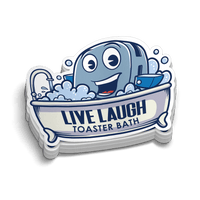 Toaster Bath - Hard Hat Decal