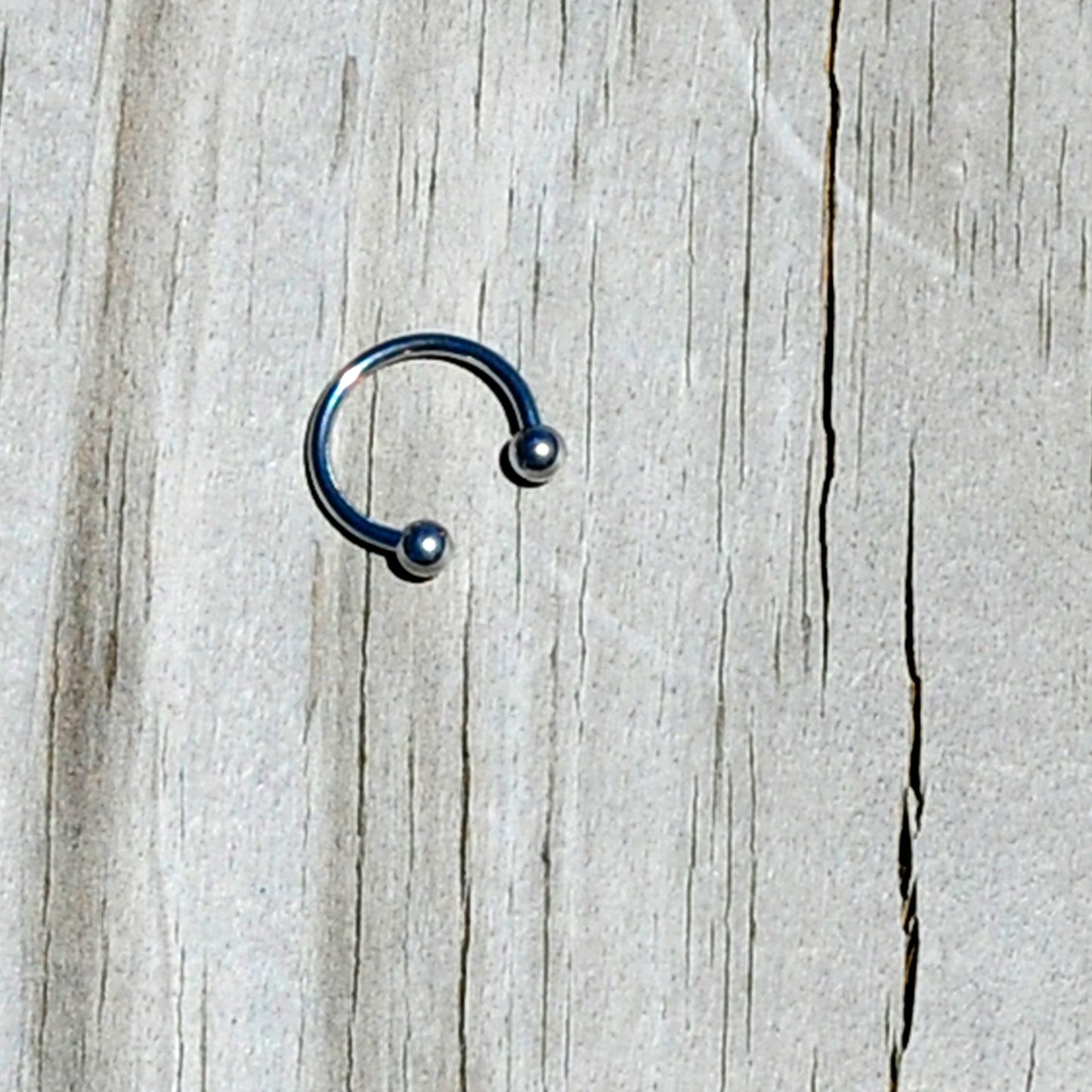 16G 5/16 Stainless Steel Horseshoe Circular Barbell