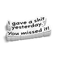 You Missed It - Hard Hat Decal