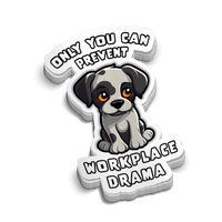 Drama - Hard Hat Decal