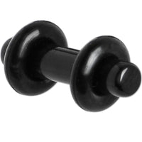 8G Black Acrylic Plug