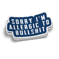 Allergic - Hard Hat Decal