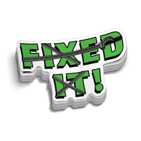 Fixed It - Hard Hat Decal