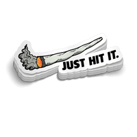 Just Hit It - Hard Hat Decal