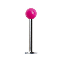 16G Pink Neon Labret Monroe
