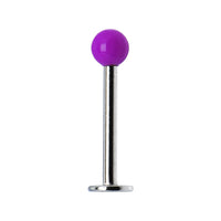 16G Purple Neon Labret Monroe