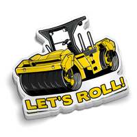 Let's Roll - Hard Hat Decal
