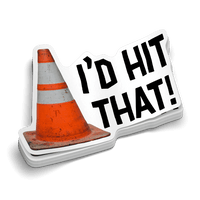 I'd Hit That  -  Hard Hat Decal