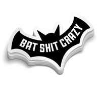 Bat Shit Crazy  -  Hard Hat Decal