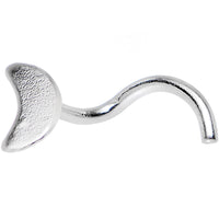 Sterling Silver Half Moon Nose Ring