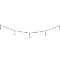 Clear Majestic Gem Teardrop Belly Chain