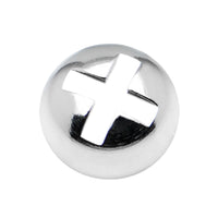 Surgical Steel 6mm Dermal Anchor Screw Top
