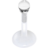 Semi-Precious Crystal Bioplast Push-In Labret Monroe