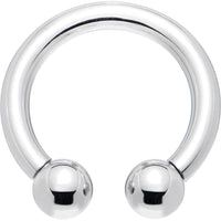 8G 5/8 Internally Threaded Steel Horseshoe Circular Barbell