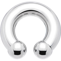 0G 5/8 Internally Threaded Horseshoe Circular Barbell
