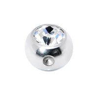 5mm Clear Gem Captive Bead Ring Replacement Ball
