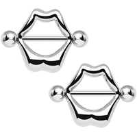 14G 5/8 Hot Lips Nipple Shield Set