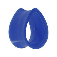 18mm Blue Teardrop Silicone Flexible Tunnel