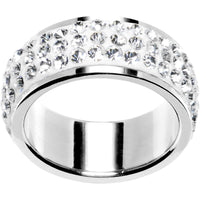 Size 6 - Clear Crystal Ferido Ring