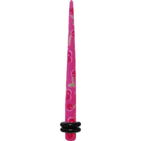 6G Pink Cherry Acrylic Taper