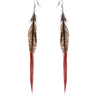 Natural Beauty Feather Earrings
