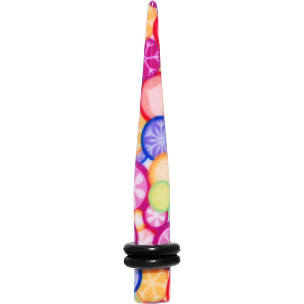 4G Groovy Retro Flower Acrylic Taper