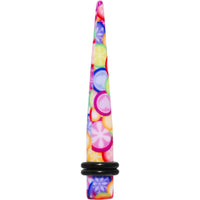 2G Groovy Retro Flower Acrylic Taper