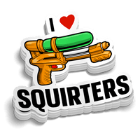 Squirters - Hard Hat Decal