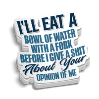 Opinion Of Me - Hard Hat Decal