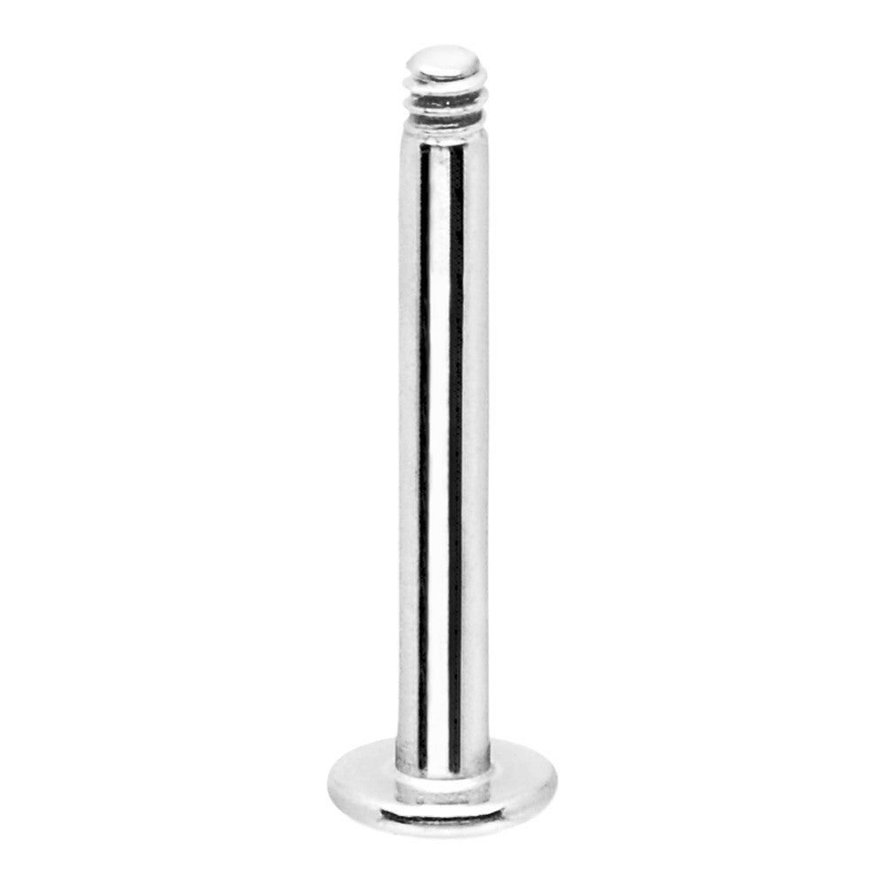 14G 7/16 Surgical Steel Labret Monroe Replacement Post