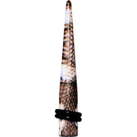 2G Blushing Snake Skin Acrylic Taper