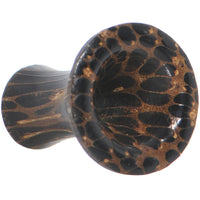4G Organic Palm Wood Trumpet Tunnel