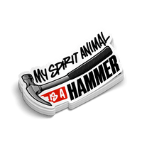 Spirit Hammer - Hard Hat Decal
