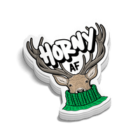 Horny AF - Hard Hat Decal