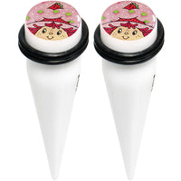 1/2 Strawberry Shortcake Acrylic Taper Set