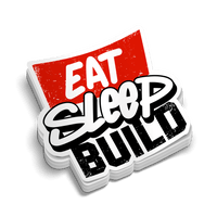 Eat Sleep Build - Hard Hat Decal