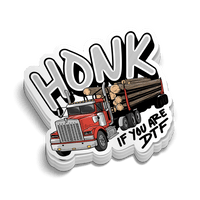 Honk DTF - Hard Hat Decal