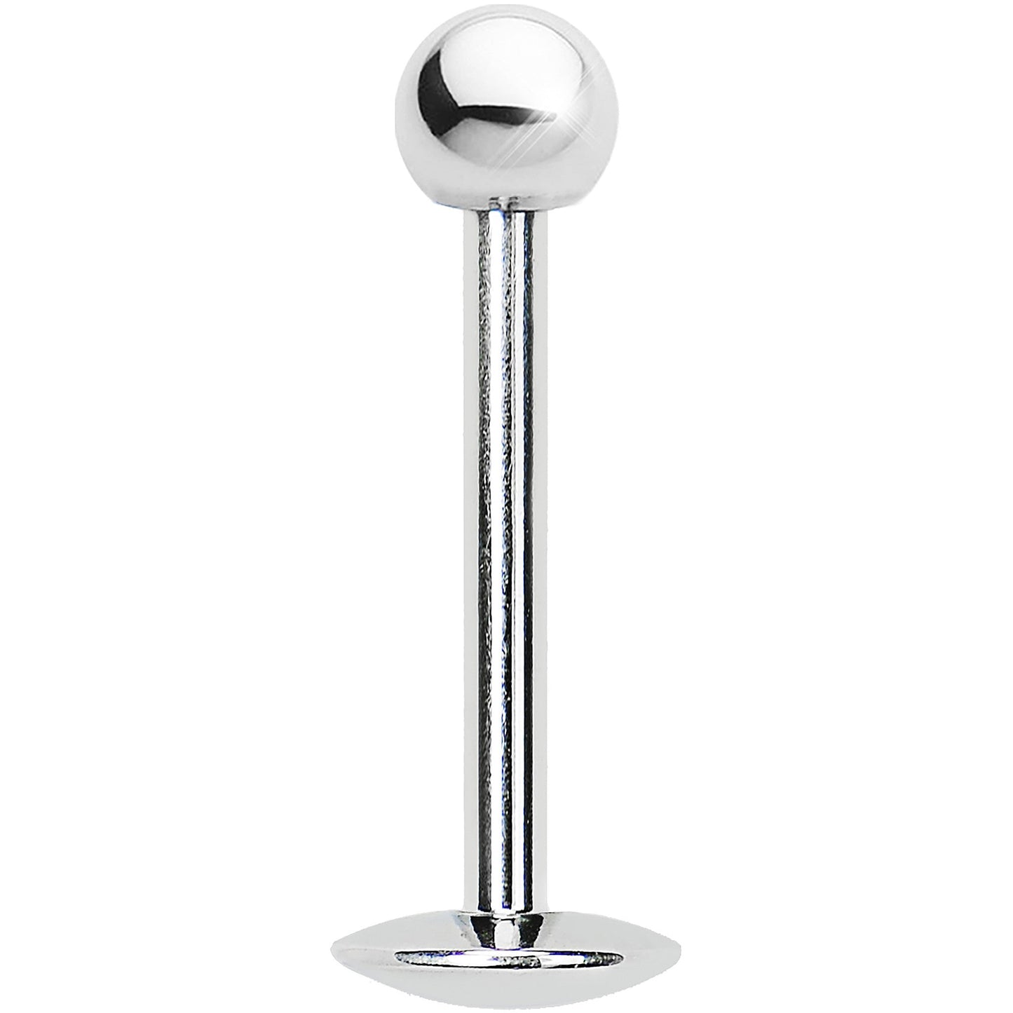 16G 3/8 Internally Threaded 3mm Ball Labret