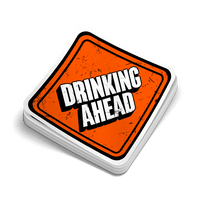 Drinking Ahead - Hard Hat Decal