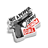 Pepper Spray Girl - Hard Hat Decal