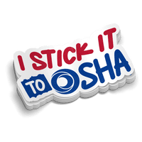 Stick It To Osha - Hard Hat Decal