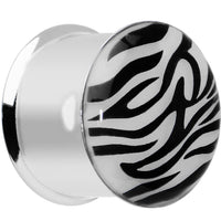 3/4 Stainless Steel Purple Tiger Print Solar Activated Saddle Plug