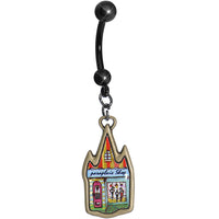 Always Time to Shop Dangle Belly Ring