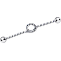 14G Surgical Steel Industrial Twist Industrial Barbell 38mm