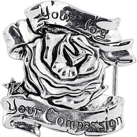 Pamela Anderson-Your Joy-Your Compassion-ROSE Belt Buckle