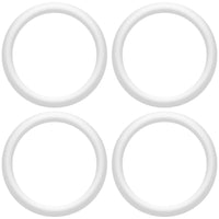 5/8 Clear Rubber O-Ring 4-Pack