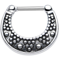 16G 5/16 Stainless Steel Aztec Wonders Septum Clicker